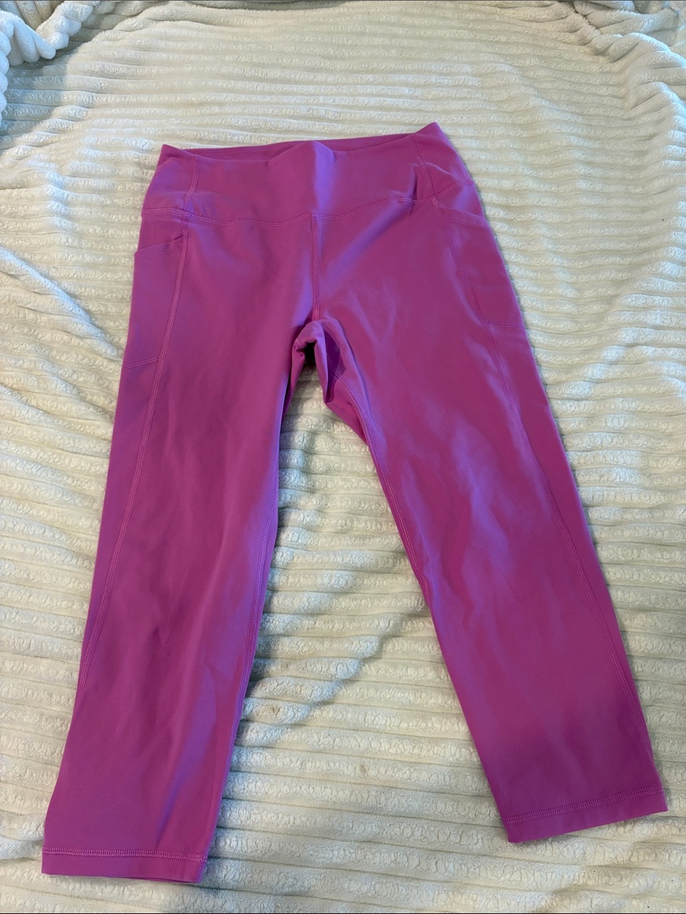 Kids Fuchsia Active Capris